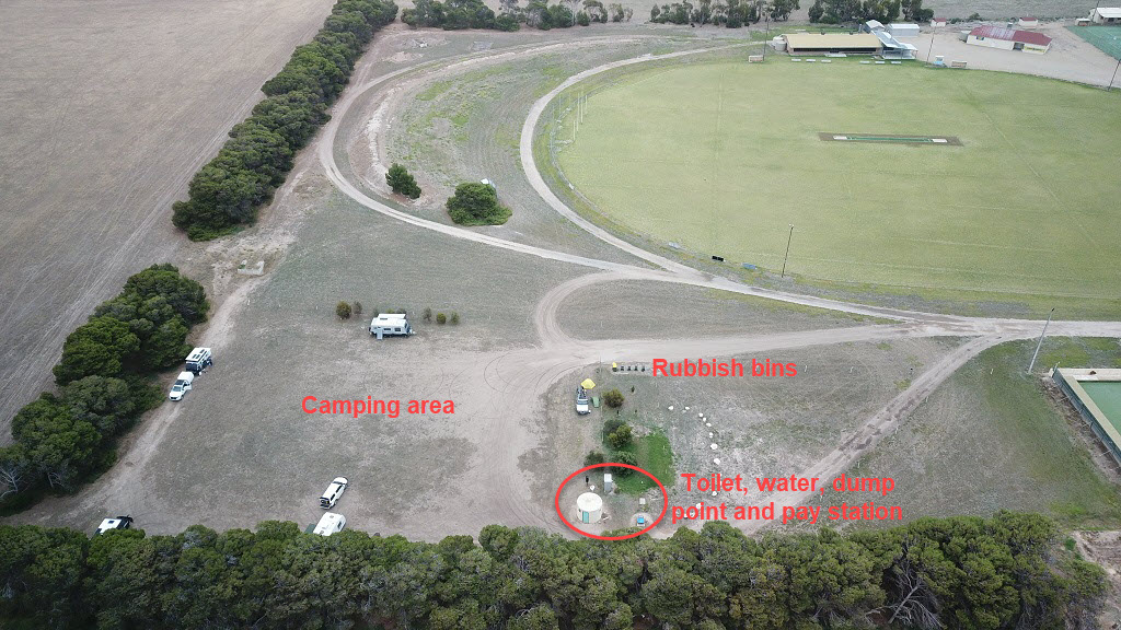 Warooka Camping Ground map