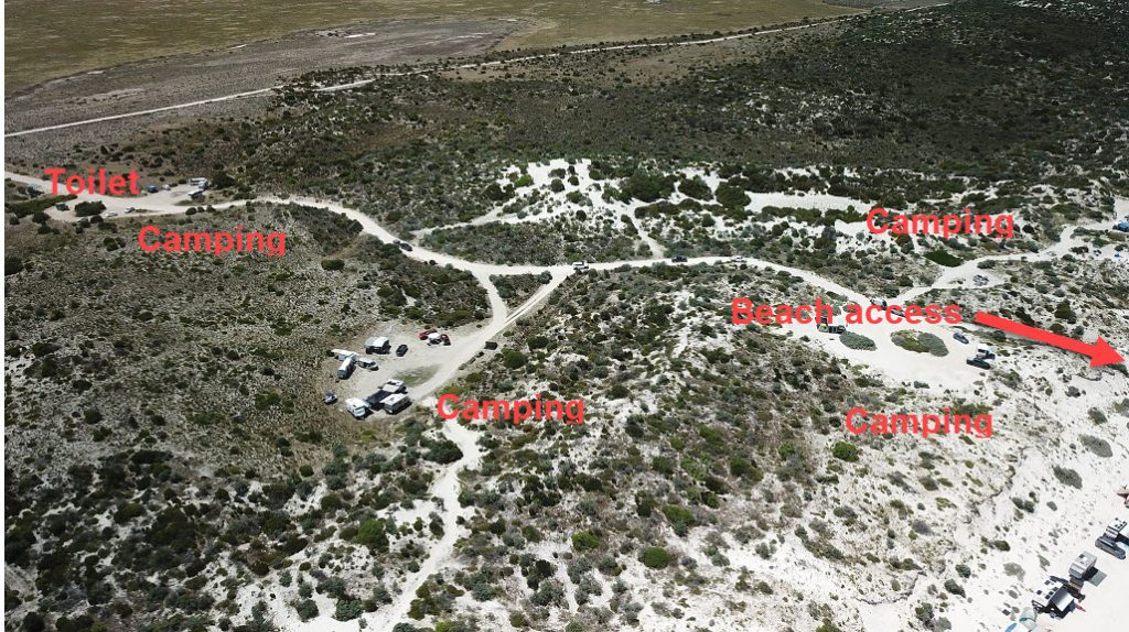 Wauraltee Beach Camping map