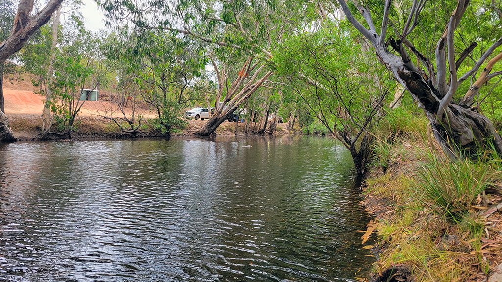 The Bend Campground on the Coen River