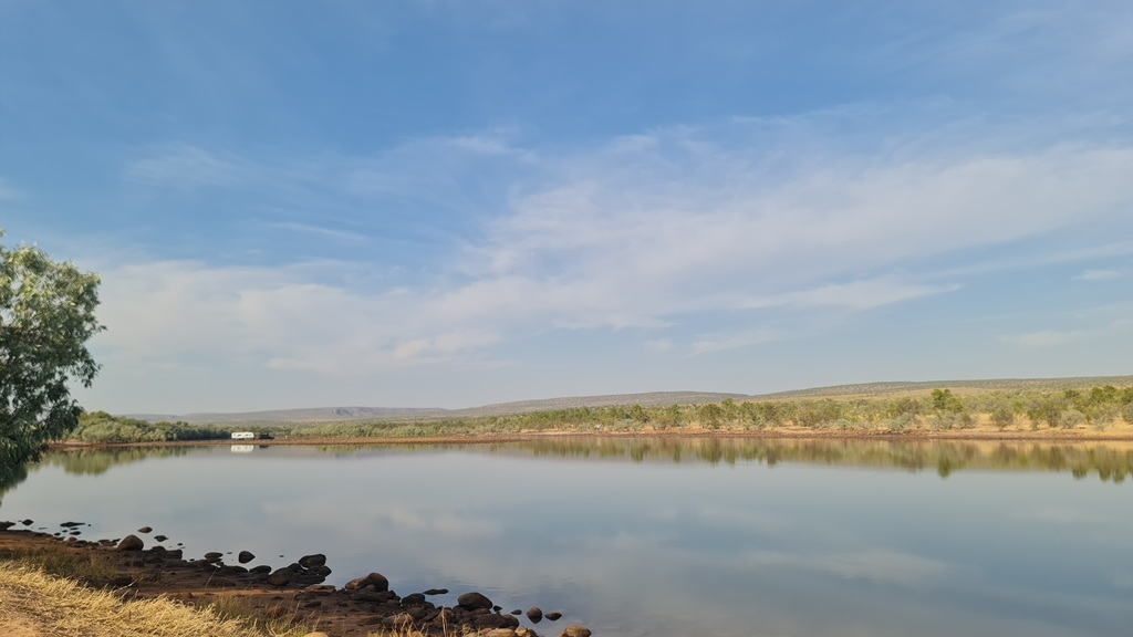 The river view from Pentecost River Free Camp
